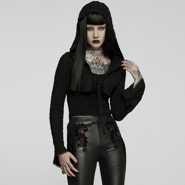 PUNK RAVE Bolero Ravyn mit Hood XL-XXL