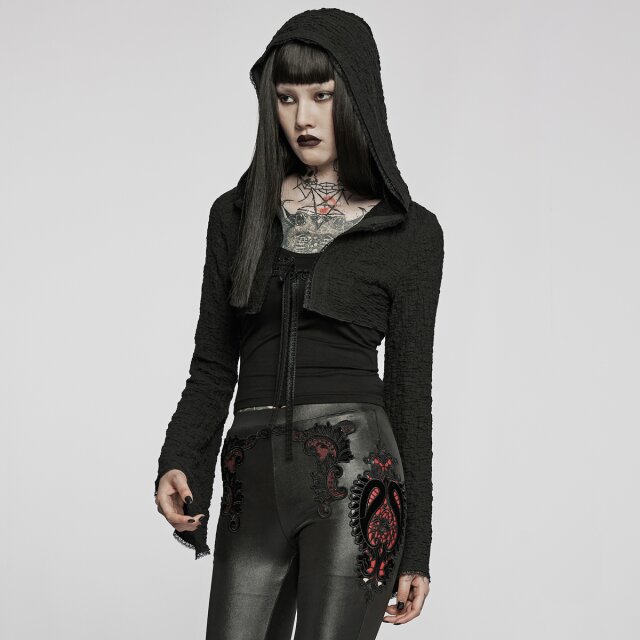 PUNK RAVE Bolero Ravyn mit Hood XL-XXL