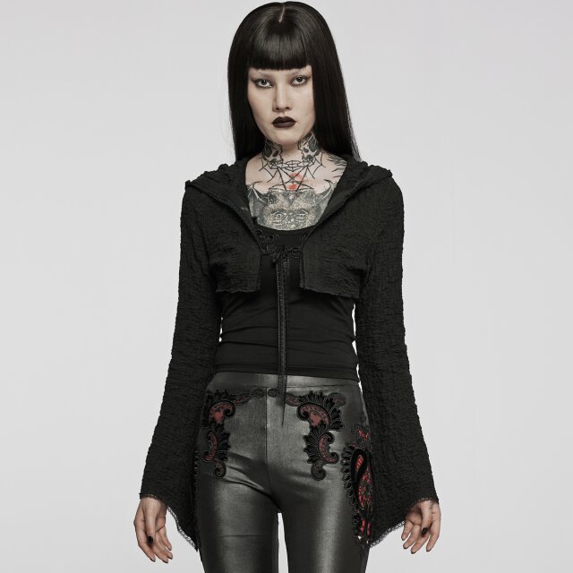 PUNK RAVE Bolero Ravyn mit Hood XL-XXL