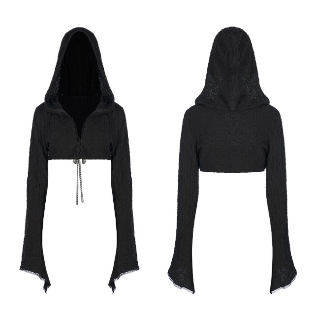 PUNK RAVE Bolero Ravyn mit Hood XL-XXL