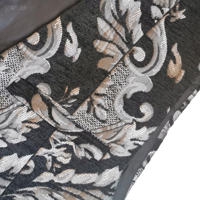 Gothic Brocade Waistcoat Tepes XXL silver