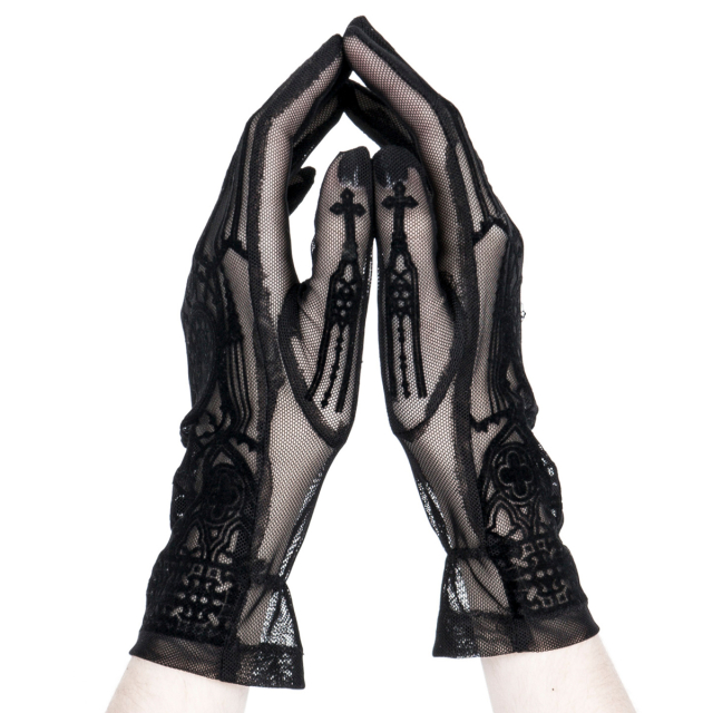 Restyle Cathedral Mesh Handschuhe