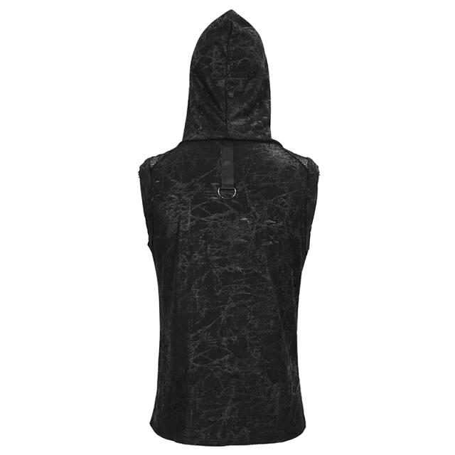 Tank top Delirium with hood and chains L