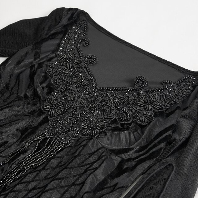 A-line Beaded Shirt Sinfonia