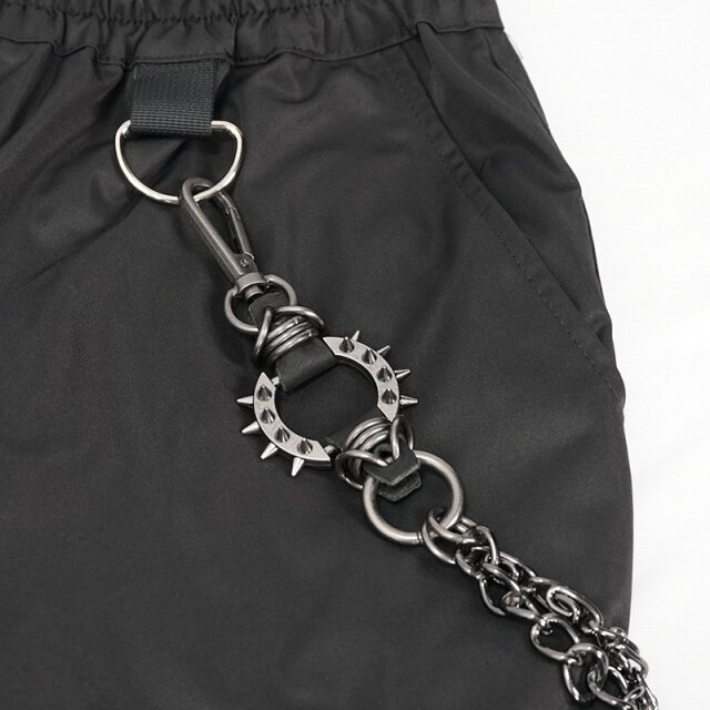 Devil Fashion Cargo Joggers Bastard mit Lack-Taschen XL