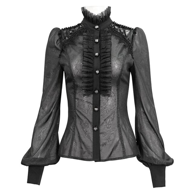 Sheer Ruffle Blouse Sonata