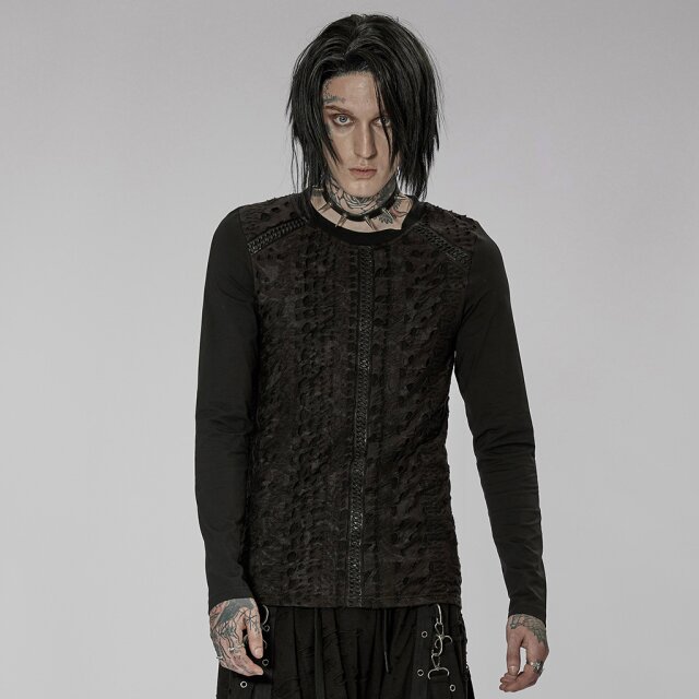 PUNK RAVE Langarm-Fetzenshirt Midgard S-M