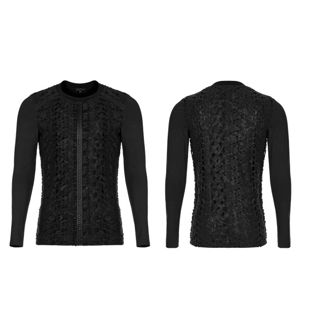 PUNK RAVE Langarm-Fetzenshirt Midgard S-M