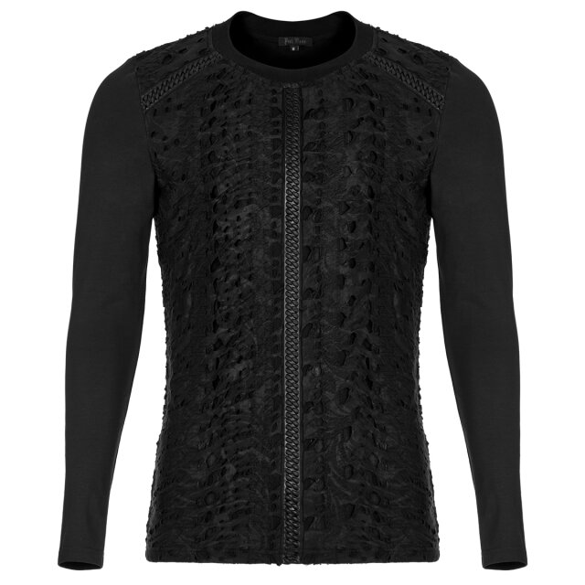 PUNK RAVE Langarm-Fetzenshirt Midgard XXL-3XL