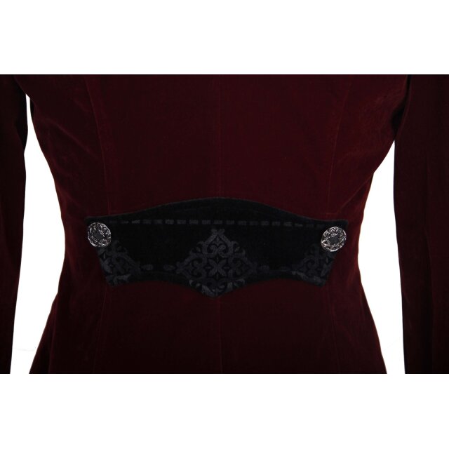 Red velvet tailcoat Fitzgerald