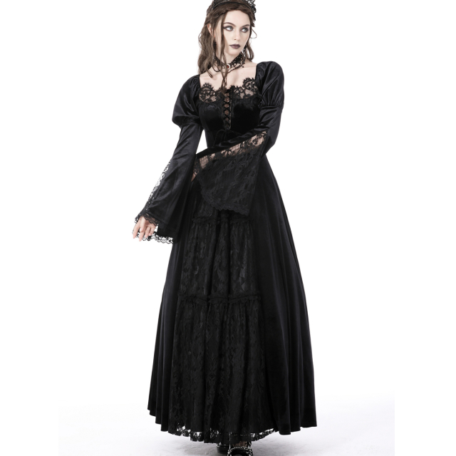 Langes viktorianisches Kleid Belladonna XL