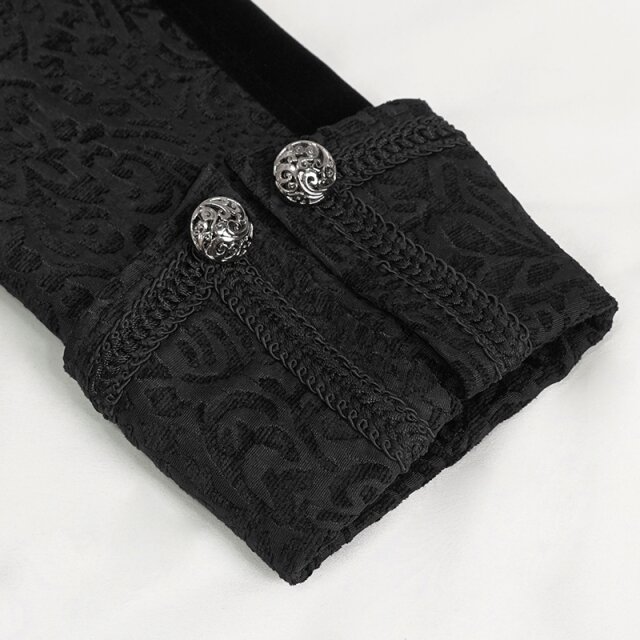 Victorian-Goth Frack Salazar mit barocker Ornamentik M