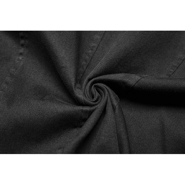 Asymmetrische Punk Rave-Jacke Restraint mit Karabinern - Größe: XXL