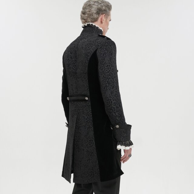 Victorian-Goth Tailcoat Salazar with Baroque Ornamentation