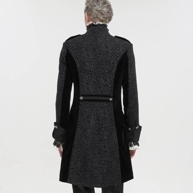 Victorian-Goth Tailcoat Salazar with Baroque Ornamentation