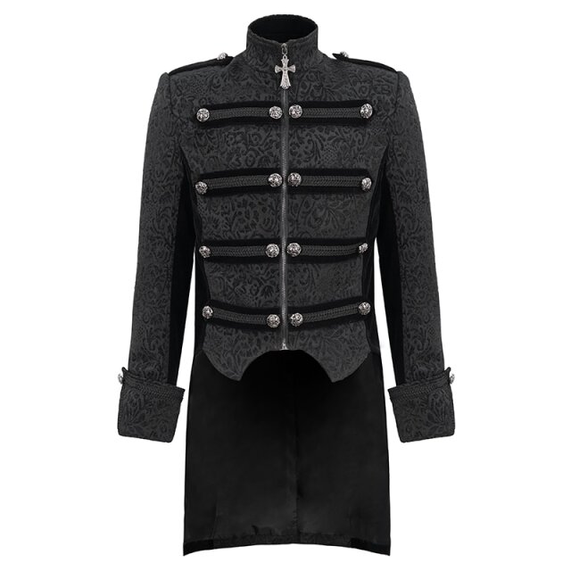 Victorian-Goth Frack Salazar mit barocker Ornamentik 3XL