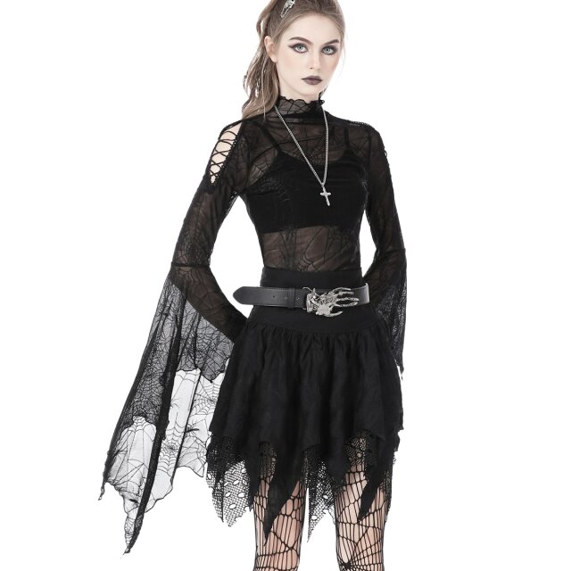 Dark In Love Spider Web Shirt Spiderella