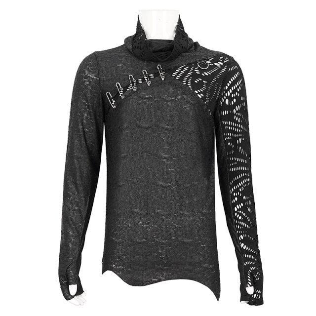 Punk- Postapokalypse Langarm-Shirt Damned M