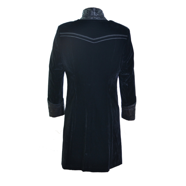 Victorian uniform velvet frock coat Parzival - size: S
