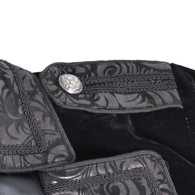Victorian uniform velvet frock coat Parzival - size: 3XL