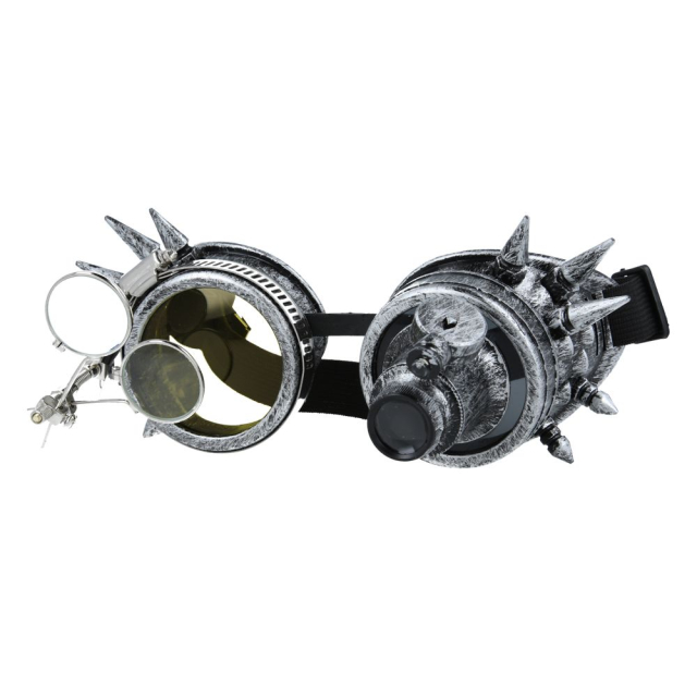 Steampunk Goggles Chronometer in antique silver or copper