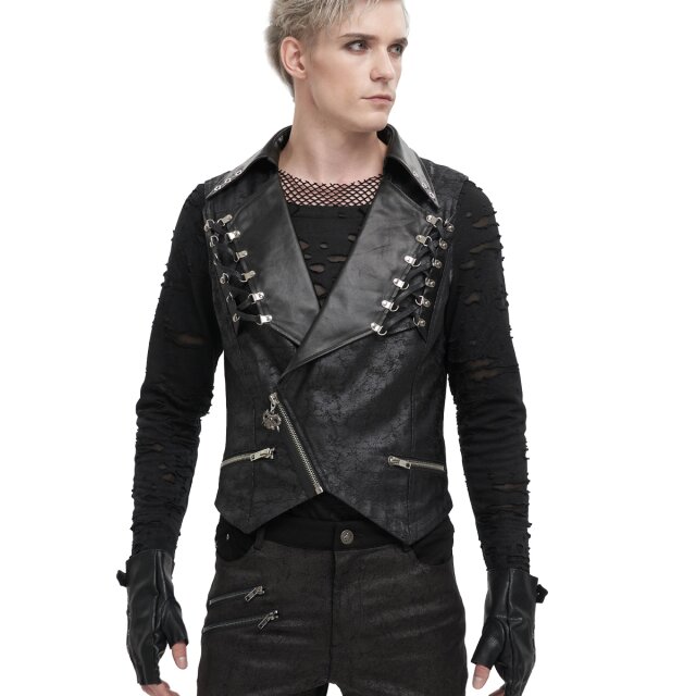 Devil Fashion Velours Weste Hands Of Doom S