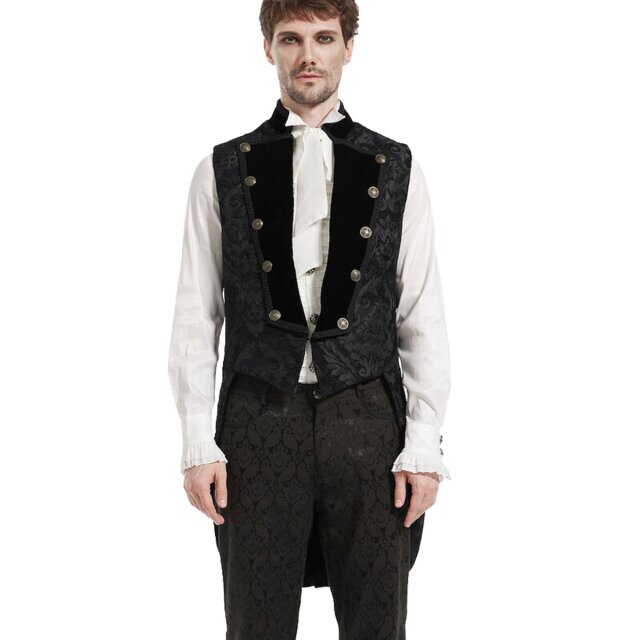 Brocade Waistcoat Norrington with tails