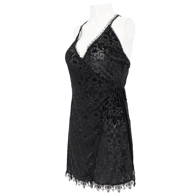 Sensual wrap dress Zofie in negligee look