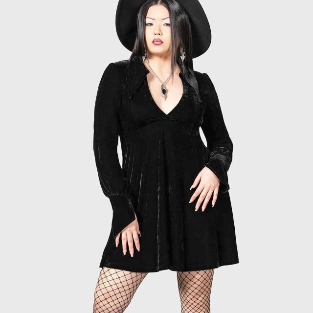 KILLSTAR Hecate Velvet Plunge Dress