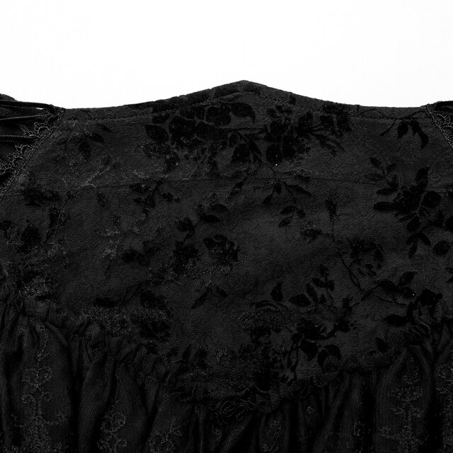 Transparenter Victorian Goth Volantrock Ghoul Chronicals S