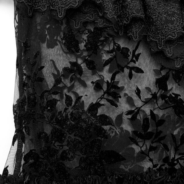 Transparenter Victorian Goth Volantrock Ghoul Chronicals S