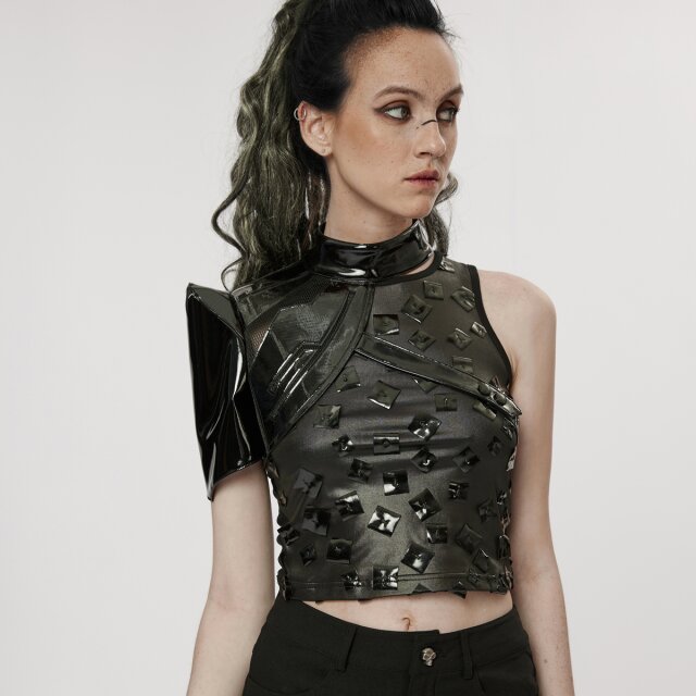 Cyber-Goth Lack-Halbbolero Cyberella XS-S
