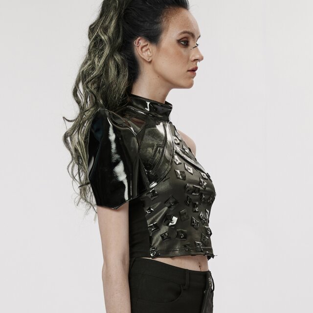 Cyber-Goth Lack-Halbbolero Cyberella XS-S