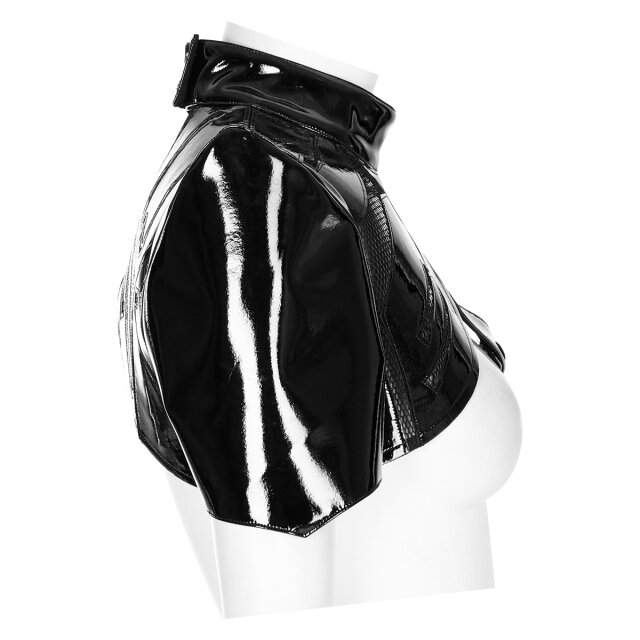 Cyber-Goth Lack-Halbbolero Cyberella XS-S