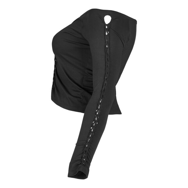 PUNK RAVE off-the-shoulder long-sleeved shirt