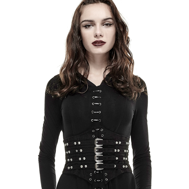 Gothic Military corset belt Nikita - size: L