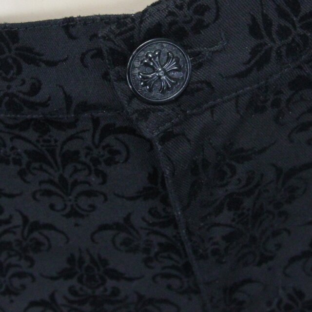 Gothic Stretch Jeans Bite Tonight mit Ornamenten XL