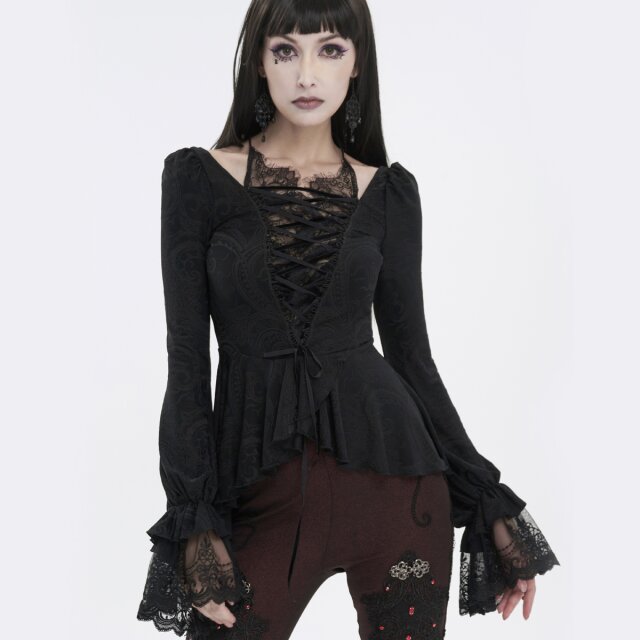 Gothic Blusenshirt Mandragora XL