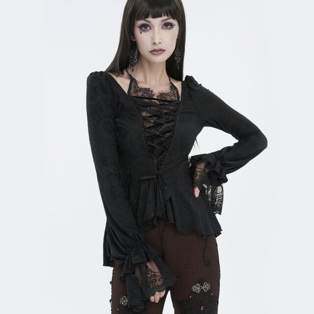 Gothic Blusenshirt Mandragora XL