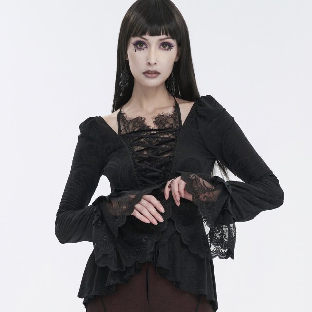Gothic Blusenshirt Mandragora XL