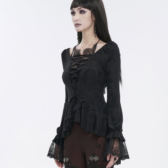 Gothic Blusenshirt Mandragora XXL
