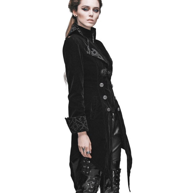 Ladies Gothic Velvet Frock Coat Virginia