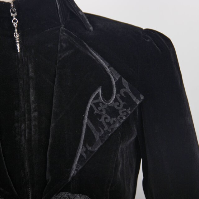 Damen Gothic-Samtgehrock Virginia 4XL