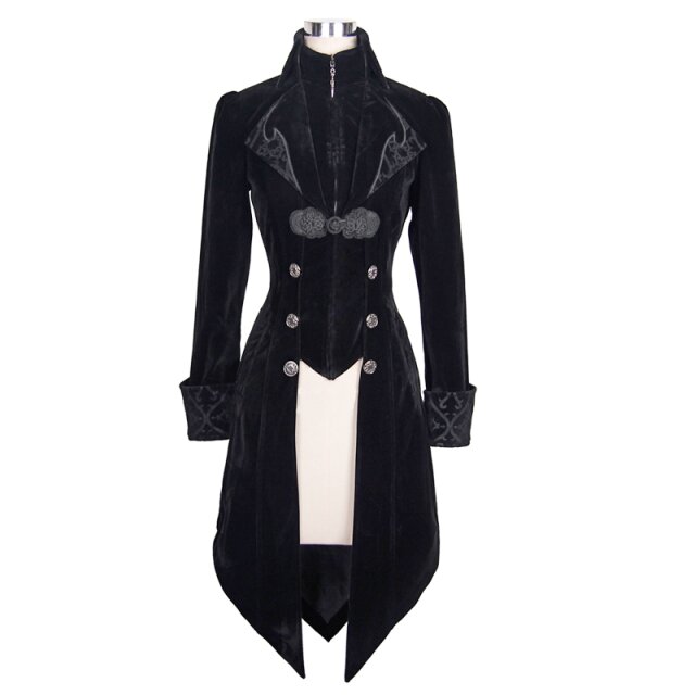 Damen Gothic-Samtgehrock Virginia 4XL