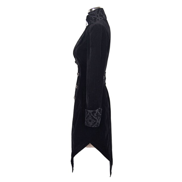 Damen Gothic-Samtgehrock Virginia 4XL