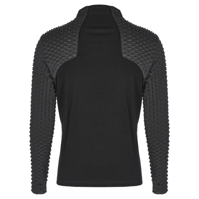 Punk Rave Cyber Tech-Wear Shirt Blackout