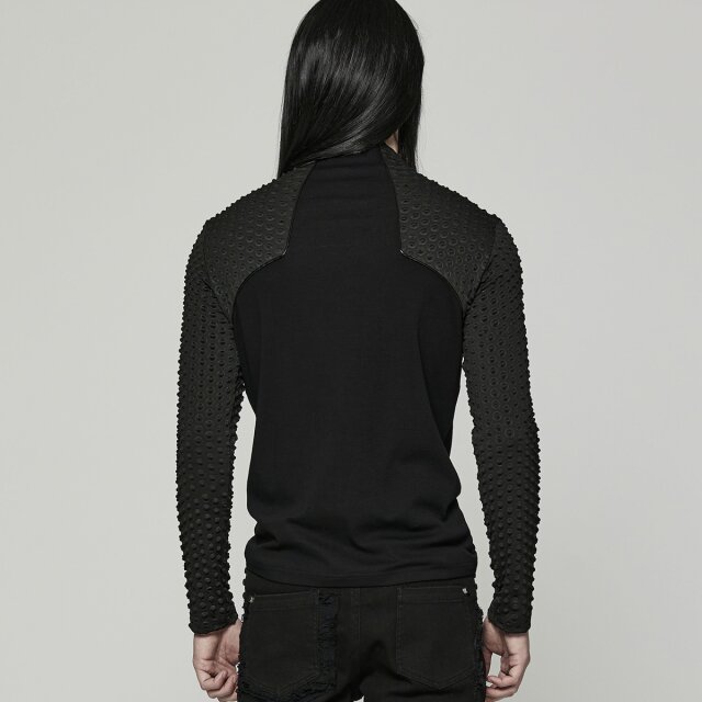 Punk Rave Cyber Tech-Wear Shirt Blackout XXL-3XL