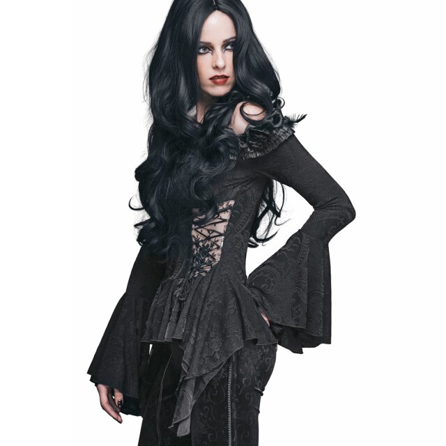 Dark Romantic Gothic Shirt Obsidian