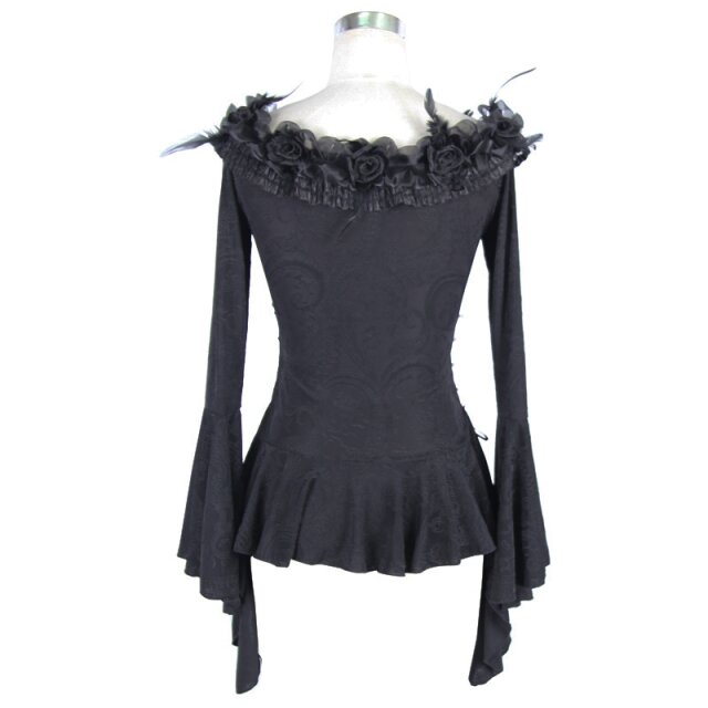 Dark Romantic Gothic Shirt Obsidian