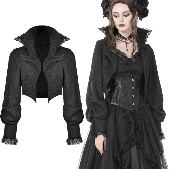 Dark In Love short jacket (JW235) with severe collar with...